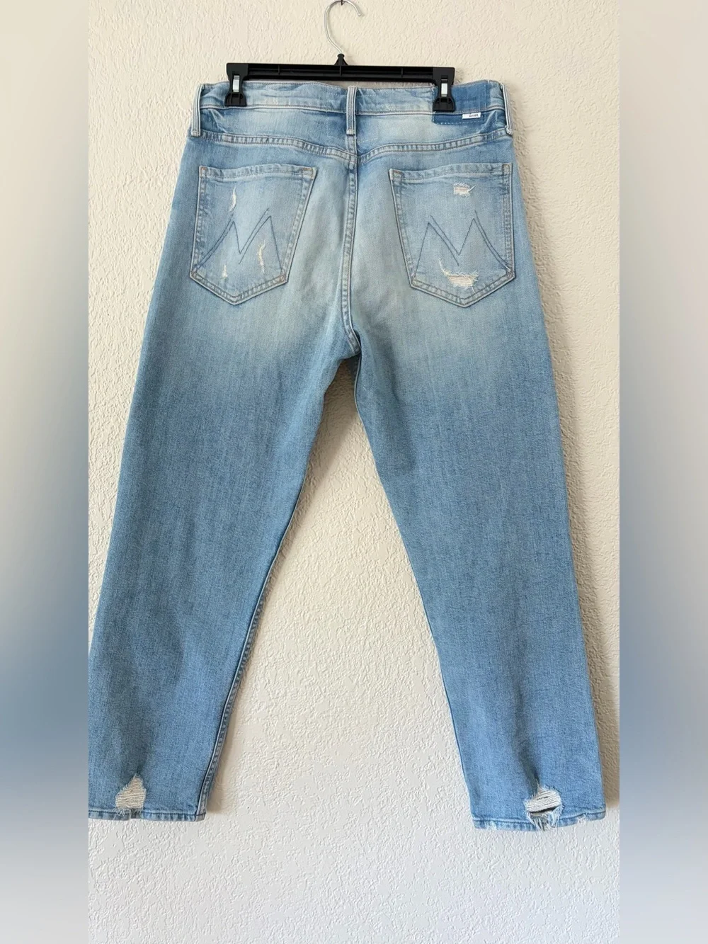 Mother Light Blue Distressed women’s Jeans - Picture 2 of 4